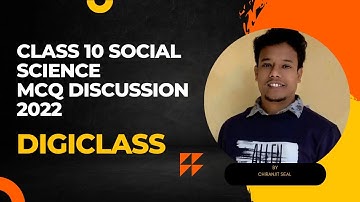 Social Science MCQ of Class 10 half-yearly exam 2022