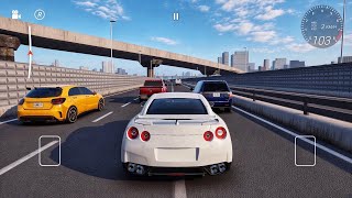 assetto corsa like game on mobile | Row free way Nissan GTR - R 35 competition gameplay screenshot 4