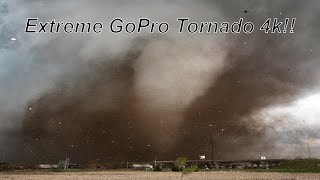 INSANE GOPRO TORNADO VIDEO!! - Debris Raining Down Lincoln, Nebraska 4/26/2024