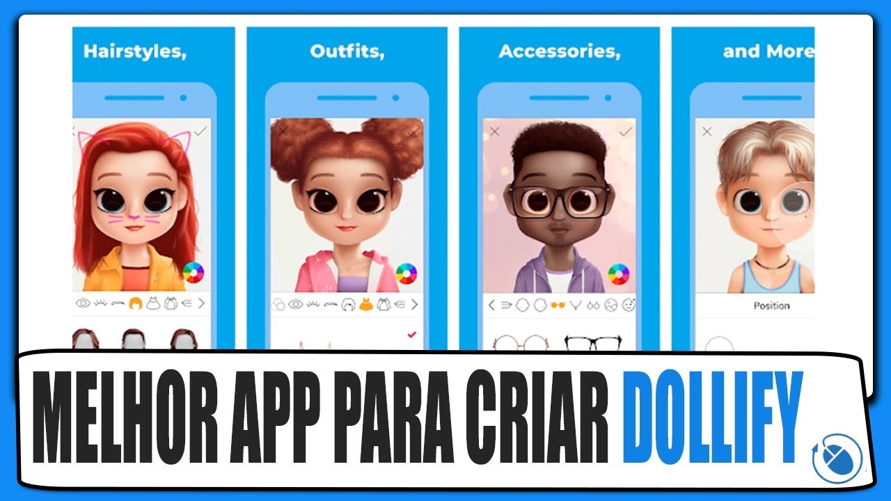 FAZER CARICATURA DOLLIFY DE FORMA FÁCIL (MELHOR APP)