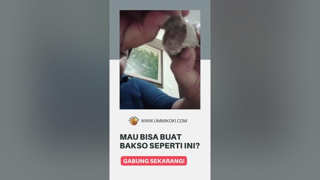 Kursus Bakso Enak & Kress Online di www.ummikoki.com. Kelas Pelatihan Cara Membuat Bakso Superkress