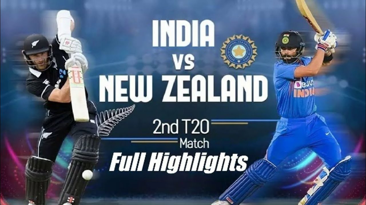 India vs New Zealand 2nd T20 Full Highlights - YouTube