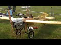 Huge R/C Oldtimer Etrich Taube/Dove D2 Airplane from 1910 in Schmerlat 2015