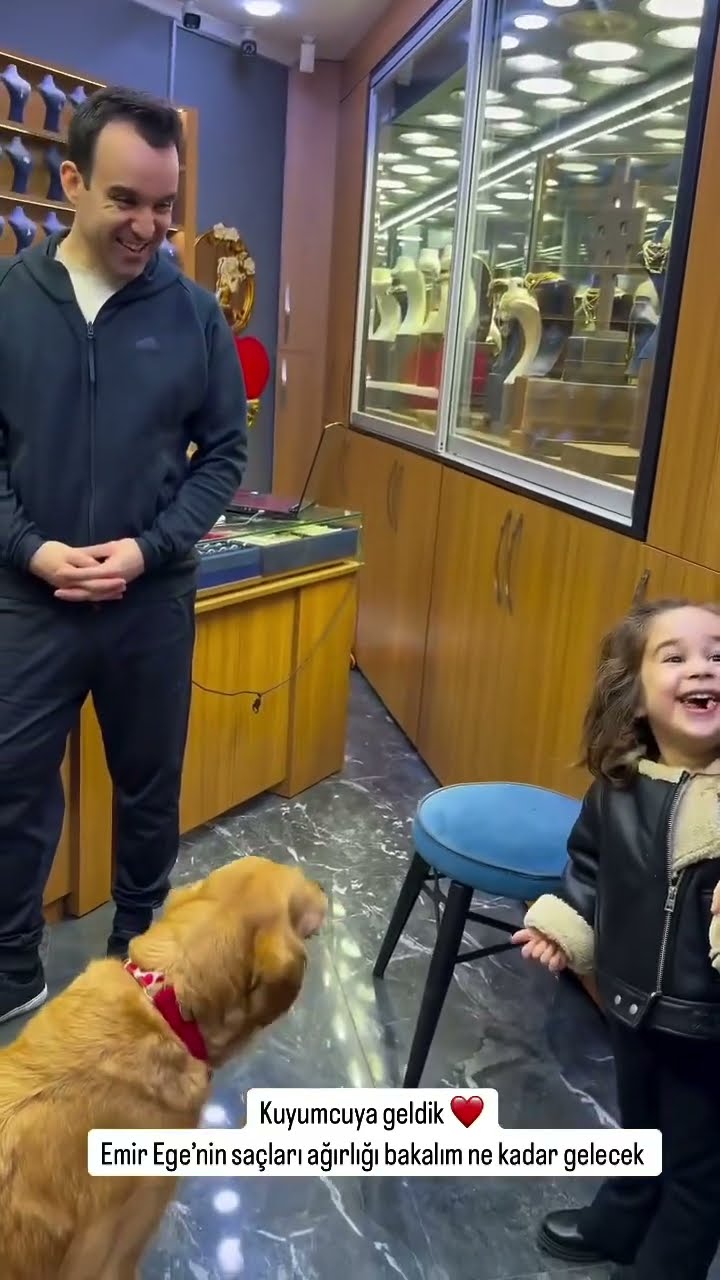 Kuyumcuya geldik Emir Eğenin saçlarının ağırlığı bakalım ne kadar gelecek ❤️