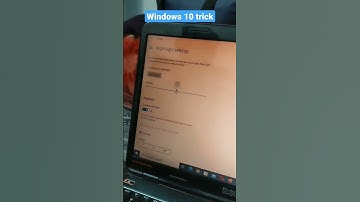 How to set night mode in PC by @pctricki  #lightstrength