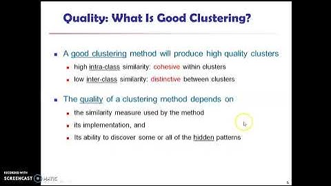 P 4.1 CLUSTER ANALYSIS BASIC CONCEPTS