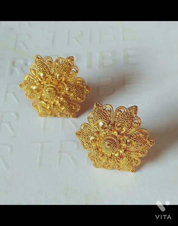 Beautiful gold Tops designs // Sone ke Tops designs /New gold earrings special collection /