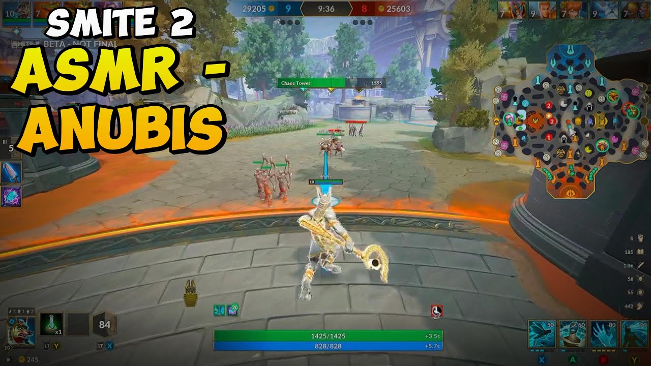 ASMR Smite 2 Gameplay - Anubis