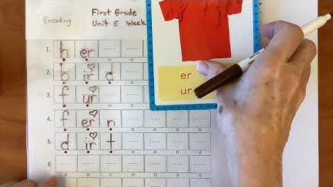 First grade spelling Unit 5 Week 2    SD 480p