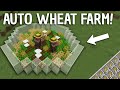 Minecraft 117 auto wheat farm tutorial easy