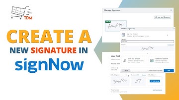 How to Create a New Signature in signNow