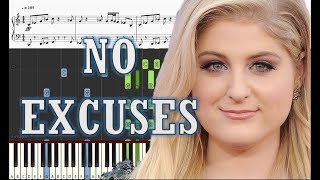 Meghan Trainor - No Excuses - Piano Tutorial