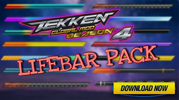 TG-MOD S4 LIFEBAR PACK DOWNLOAD NOW!!! | Tekken Global Mod Season 4 | by Alakings and AGTGP