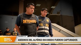 Al Día con Willax - NOV 18 - 3/5 - ASESINOS DE ALFÉREZ ESCOBEDO FUERON CAPTURADOS | Willax