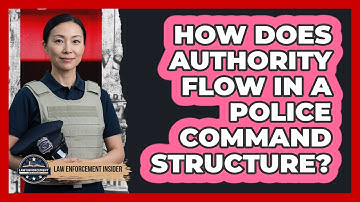 How Does Authority Flow in a Police Command Structure?