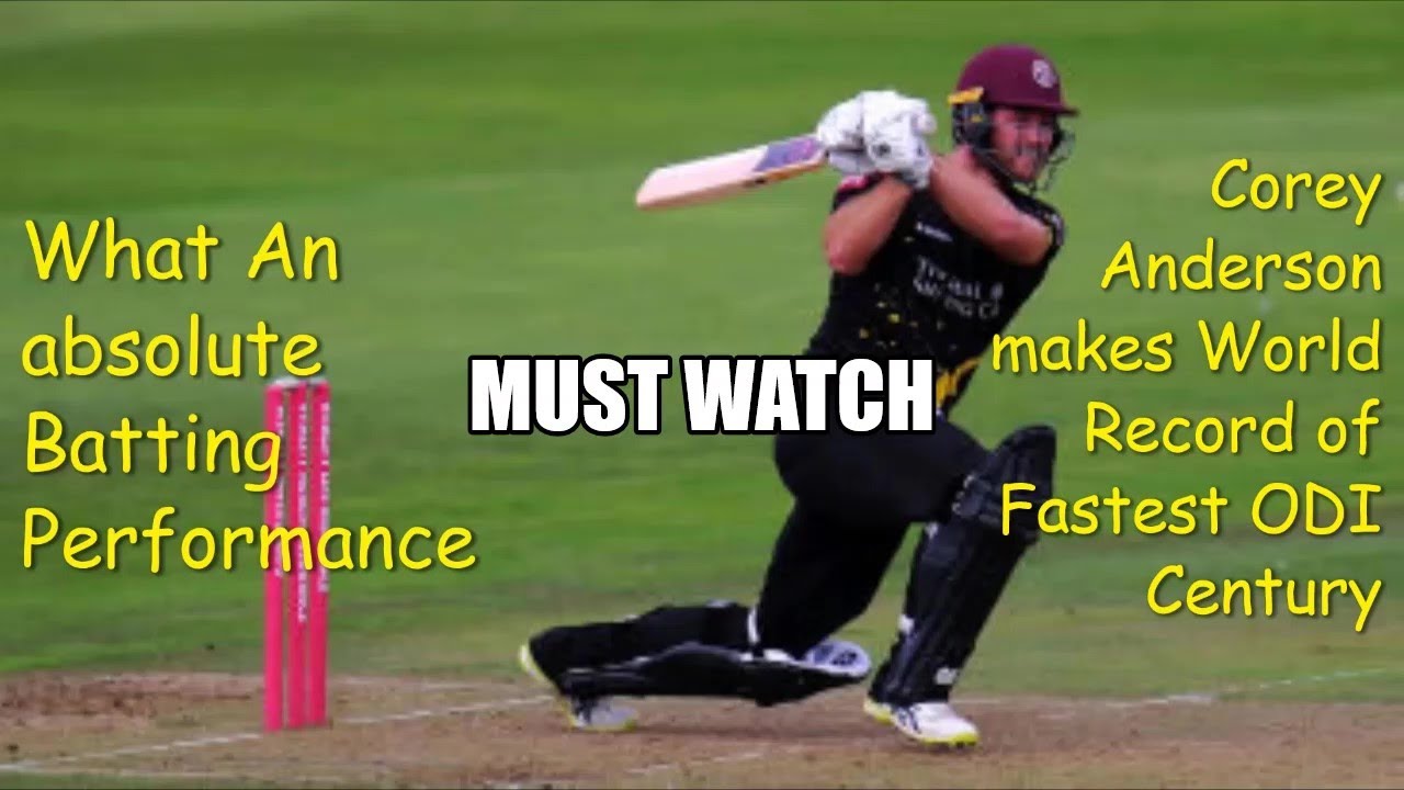 Corey Anderson fastest hundred in 36 balls || thriller highlights