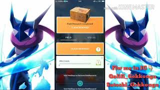 Pokemon Go-First field research completed(MISSINGNO?)