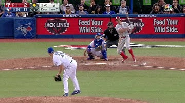 PHI@TOR: Bourjos knocks an RBI ground-rule double