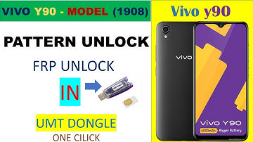 vivo y90 pattern unlock in umt dongel || vivo model (1908) pattern password unlock  umt ||