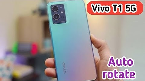 Auto Rotate Screen In Vivo T1 5G, Rotate Screen Setting In Vivo T1 5G, How To Rotate Screen In Vivo