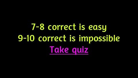 Test Your Trivia Knowledge: Can You Get All 10 Questions Right?