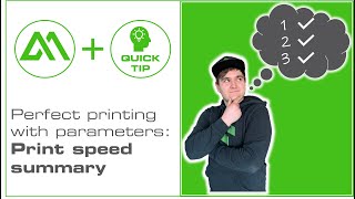 AMcademy Quick Tips #46: perfect printing with parameters - print speed summary | Metal 3D Printing