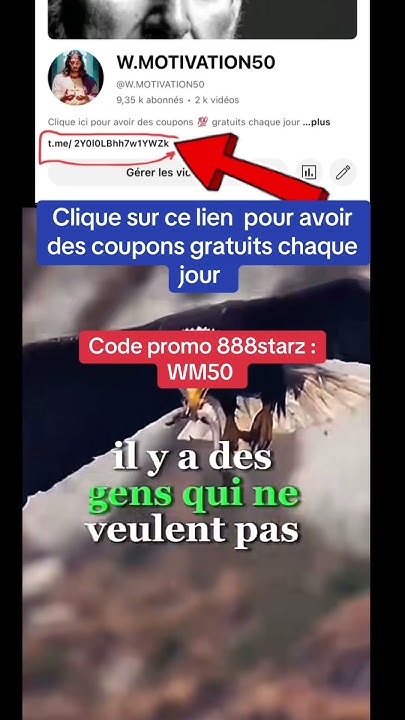 Code promo 888starz : WM50 - YouTube