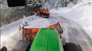 A Day In The Winter Wonderland Snow Plows On Mountain Pes