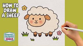 How to Draw a Sheep | Cute Drawing Tutorial screenshot 2