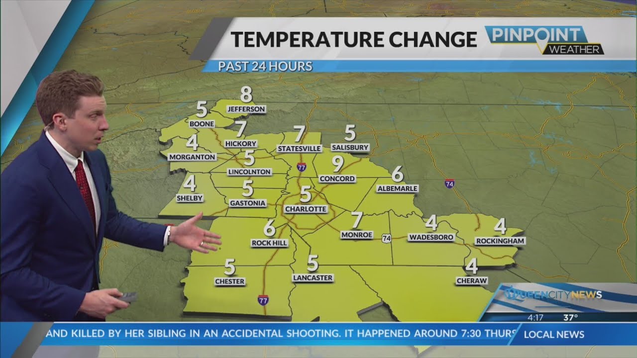 Another chilly night, highs should move back into the 40s - YouTube