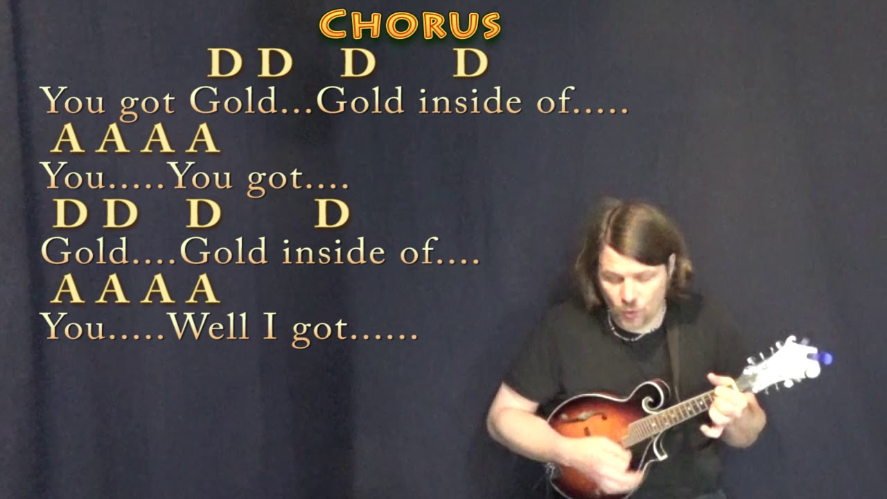 You've Got Gold (John Prine) Mandolin Cover Lesson in A with Chords