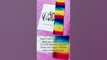 Unbelievably Simple Foiling Trick for Your DIY Crafts!