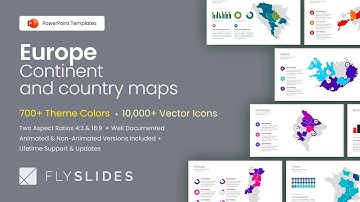 Best Europe Continent and Country Maps PowerPoint PPT Template