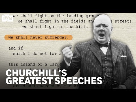 How Winston Churchill&rsquo;s Speeches helped to win WW2