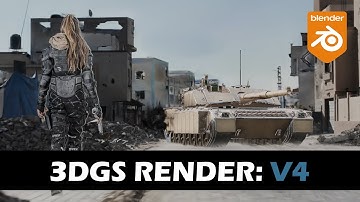 3DGS Render 4.0 Update Tutorial - Gaussian Splatting in Blender - Free addon
