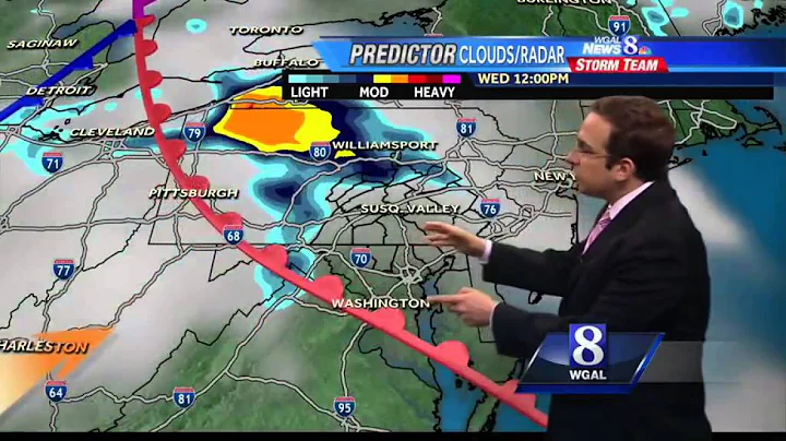 Ethan Huston's forecast: Expect showers later today