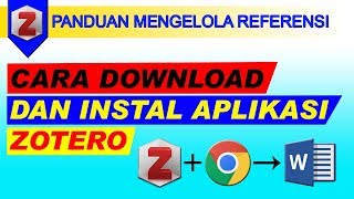 Cara Download dan Instal Aplikasi Zotero
