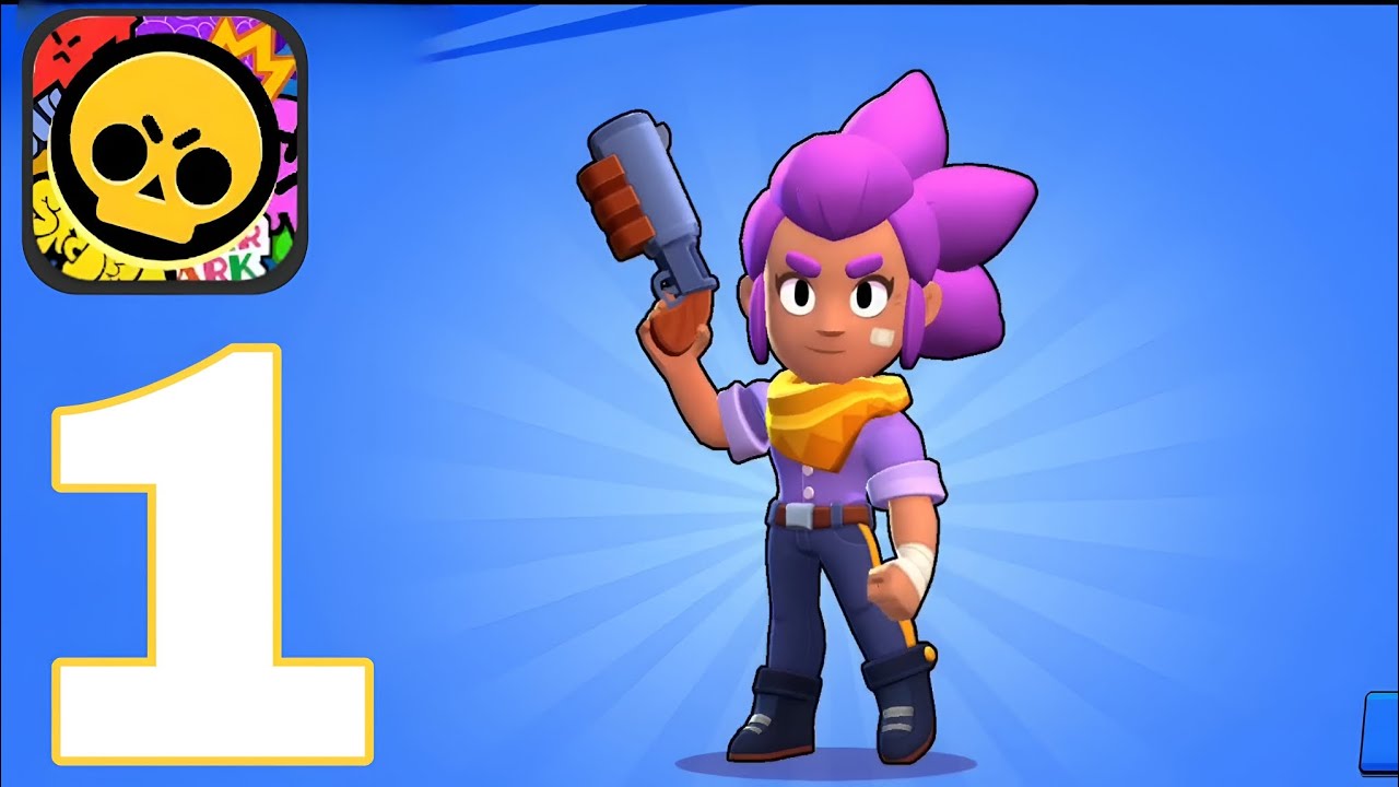 Brawl Stars - Gameplay Walkthrough Part 1 - Shelly: Gem Grab (iOS ...