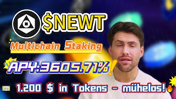 So verwandeln NEWT + Newton Marktdruck in stabiles APY 3605.71%%