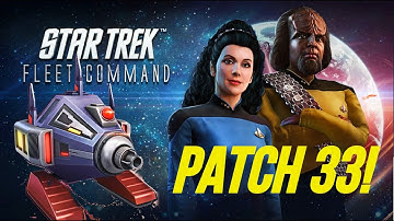 Star Trek Fleet Command: New Exocomp System! Troi & Worf Officers! Patch 33 Overview and More!
