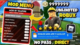 Roblox Mod Menu V2.634.417 100% Working- Mega Menu, Wallhack, Fly,100X Speed