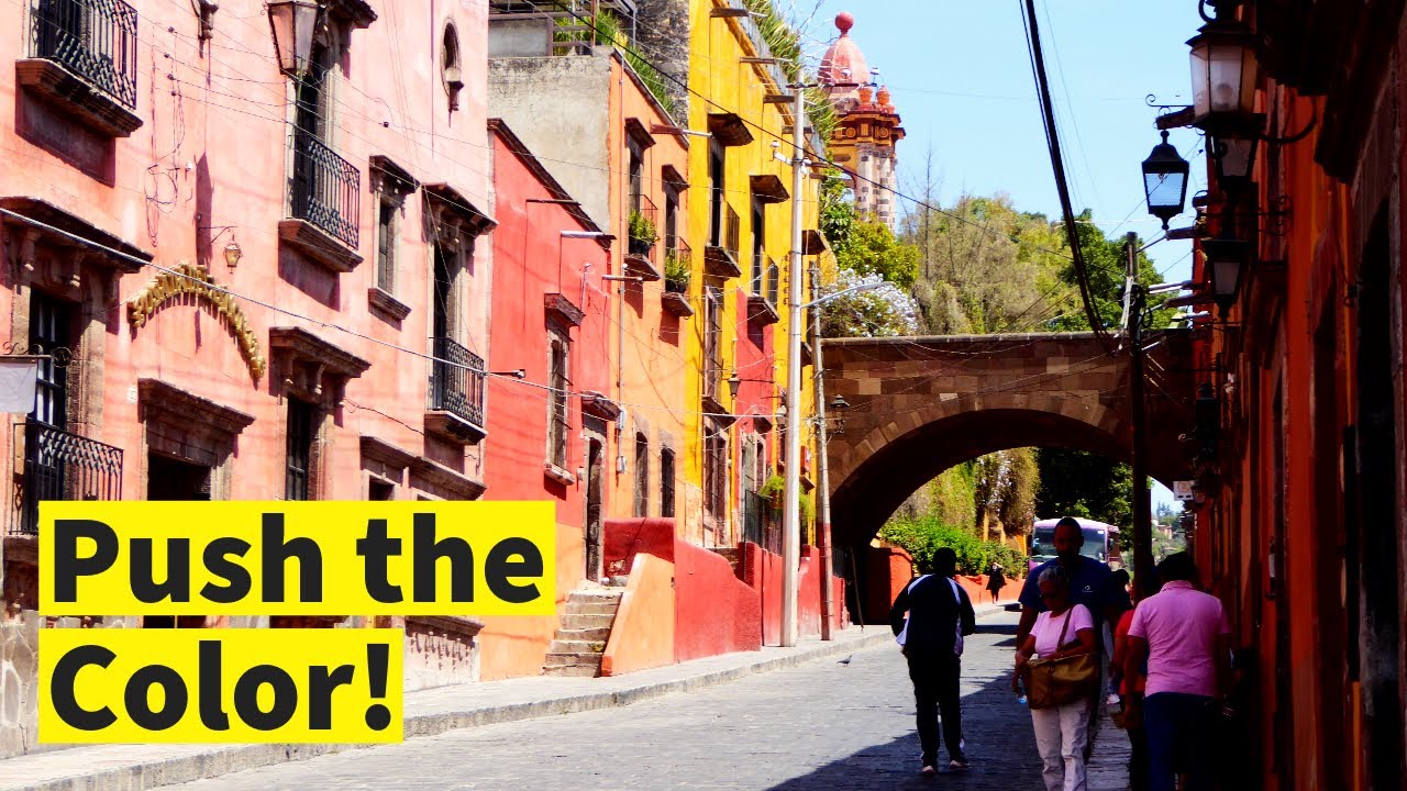 Sunny San Miguel: A Watercolor Masterclass in Perspective, Color, and Values on Vibrant Streets!