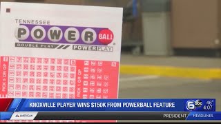 Knoxville player wins $150K from Powerball feature