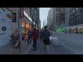 3D VR 180, New York City,  Manhattan, 6th Ave, 39th to 38th, left side walking tour