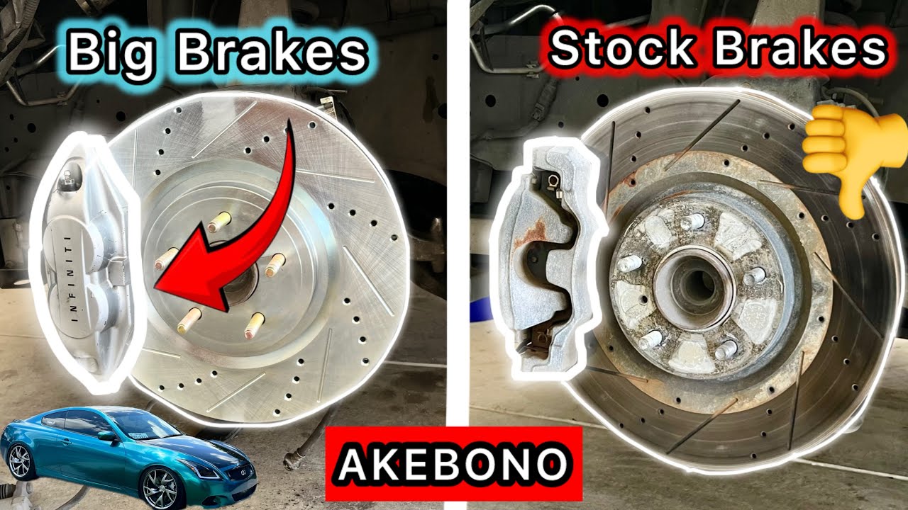 Big Brake Upgrade and Install On G37 | Akebono G37 Brake Upgrade