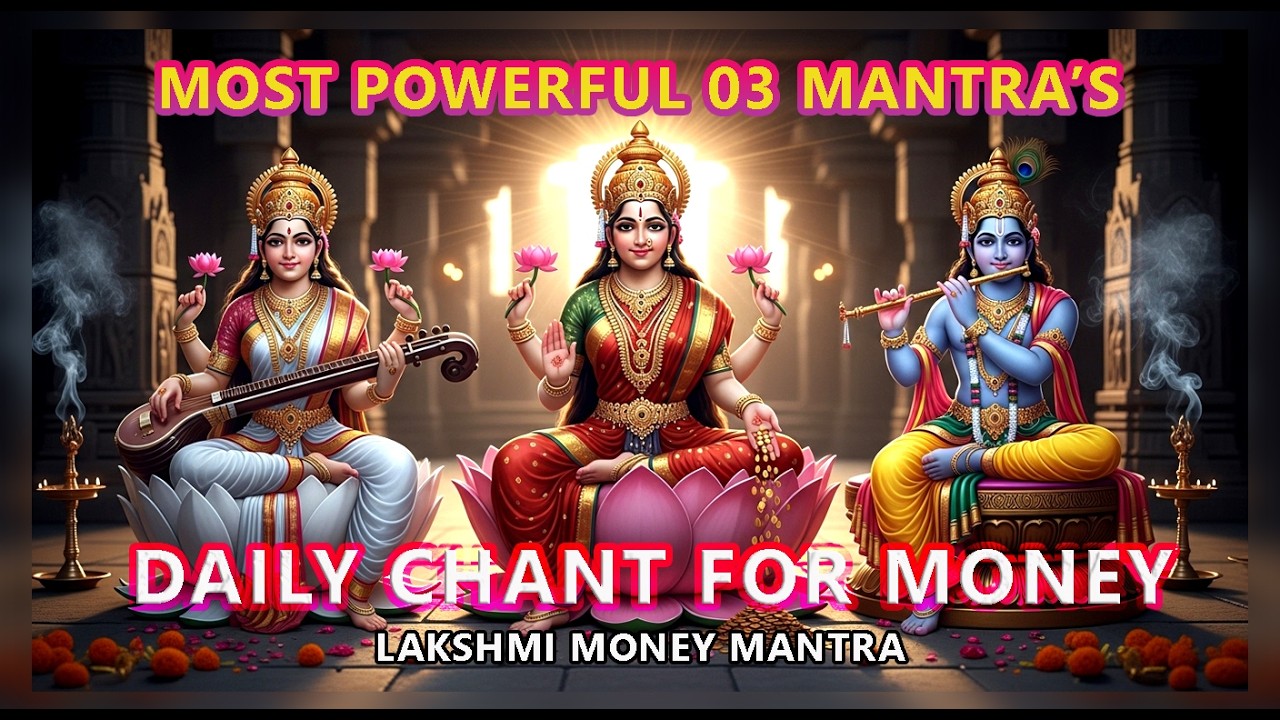 🔴 LIVE: Powerful Lakshmi Mantras for Wealth & Prosperity | Money Chanting | Attract Abundance Today