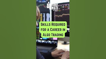 Skills Required for a Career in Algo Trading #algotrading #algorithmictrading #career #job #skills