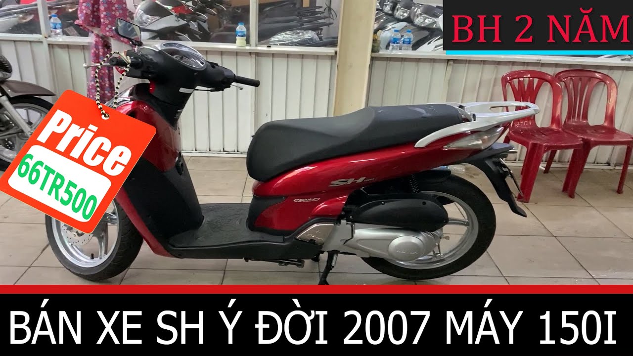 SH 150i Nhập Ý 2007 BSTP Cặp 71188 Đỏ Sporty ở TPHCM giá 75tr MSP 819471