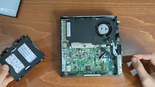 Teardown of ThinkCentre M75Q Gen 1 AMD - How to upgrade CPU/RAM/Storage