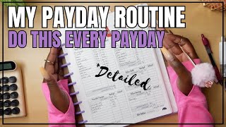 DO THIS WHEN YOU GET PAID | VERY DETAILED PAYDAY ROUTINE